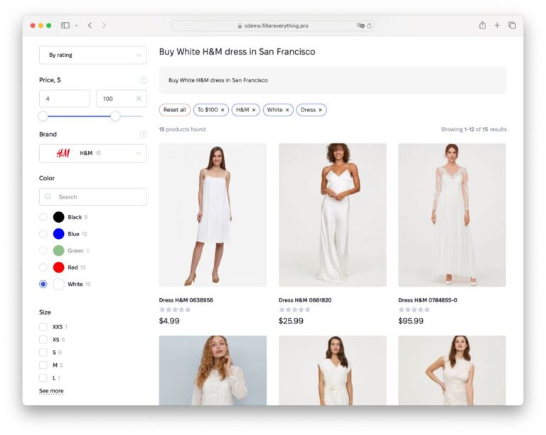 Filter everything filters women clothing white